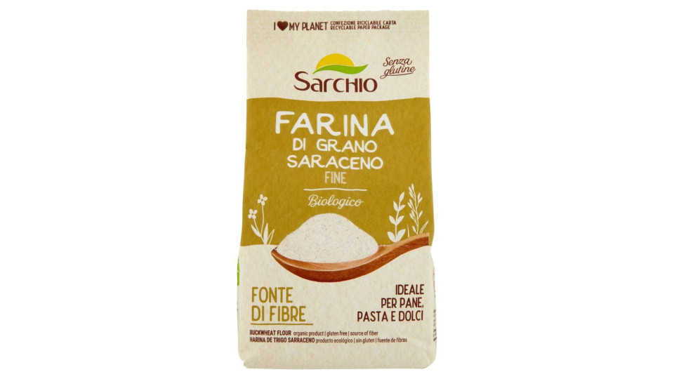 Sarchio Farina Di Grano Saraceno Fine Biologico 500 G