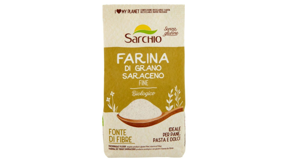 Sarchio Farina Di Grano Saraceno Fine Biologico 500 G