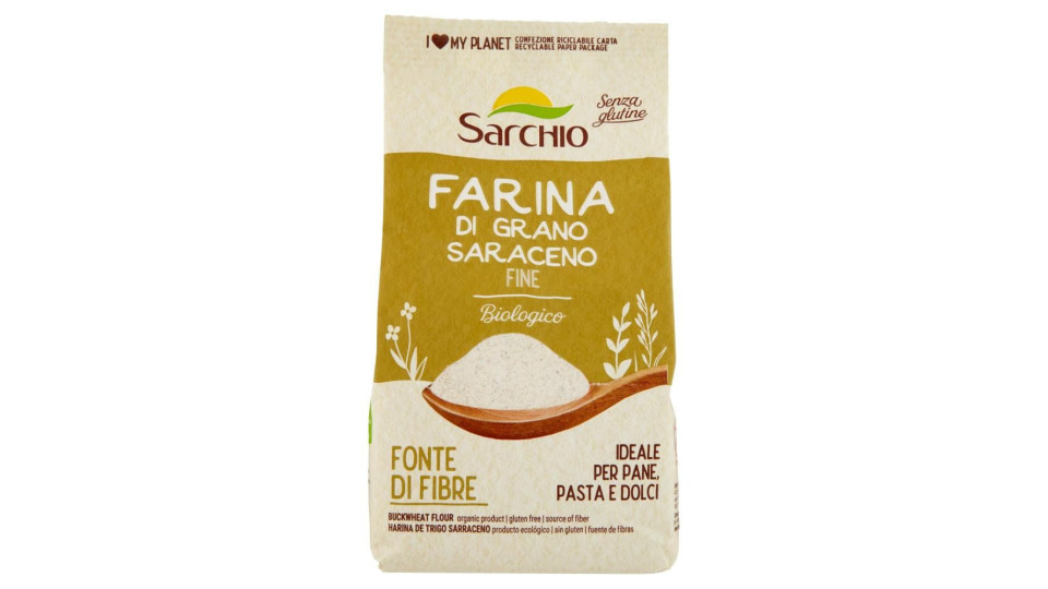 Sarchio Farina Di Grano Saraceno Fine Biologico 500 G