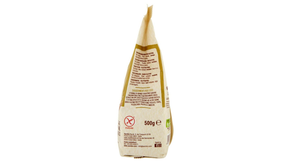 Sarchio Farina Di Grano Saraceno Fine Biologico 500 G
