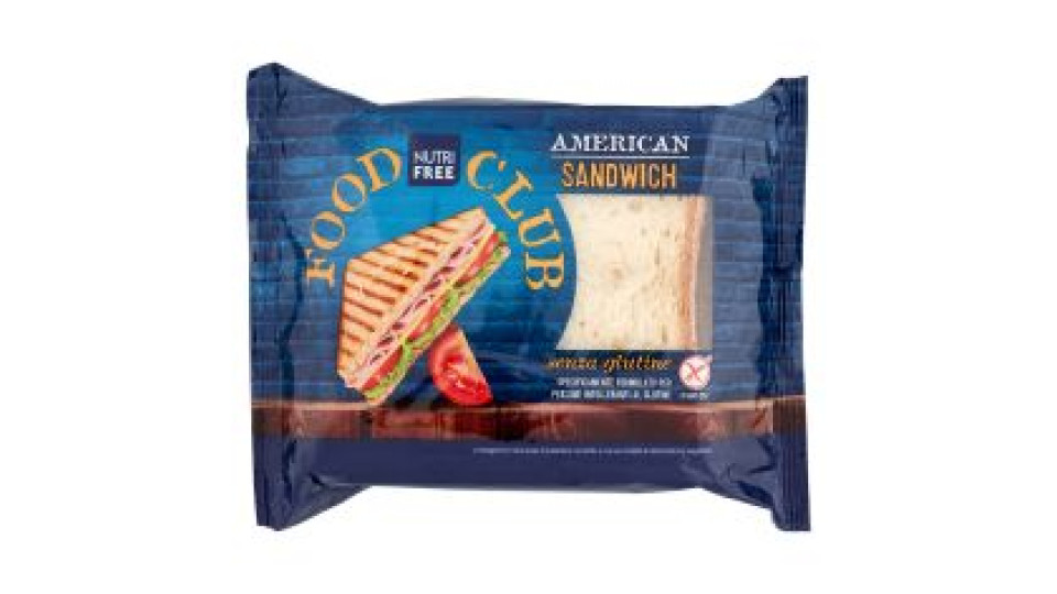 Nutrifree Food Club American Sandwich Senza Glutine 240 G