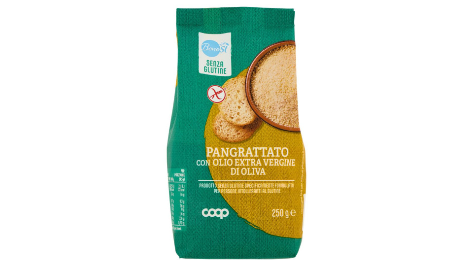 Pangrattato Con Olio Extra Vergine Di Oliva Senza Glutine 250 G