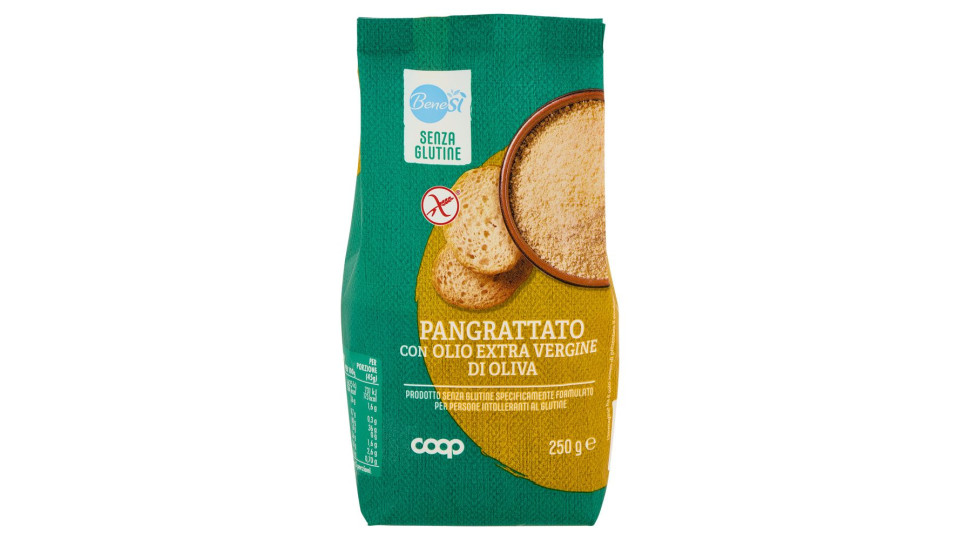 Pangrattato Con Olio Extra Vergine Di Oliva Senza Glutine 250 G