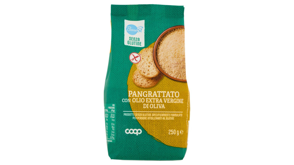 Pangrattato Con Olio Extra Vergine Di Oliva Senza Glutine 250 G