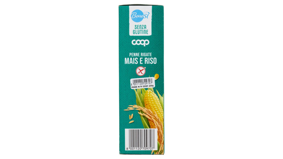 Penne Rigate Mais E Riso Senza Glutine 400 G