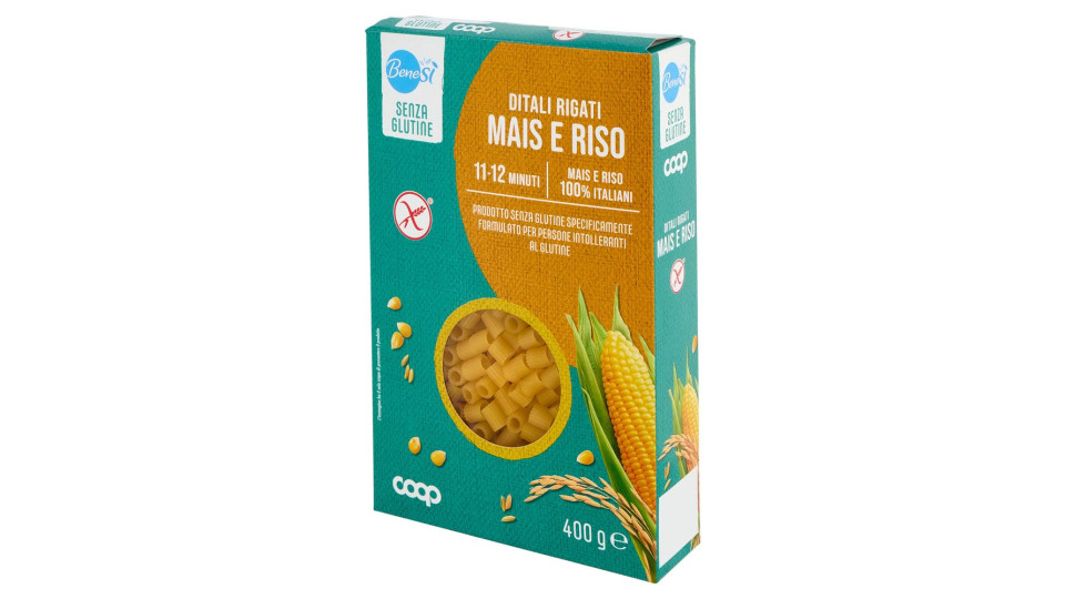 Ditali Rigati Mais E Riso Senza Glutine 400 G