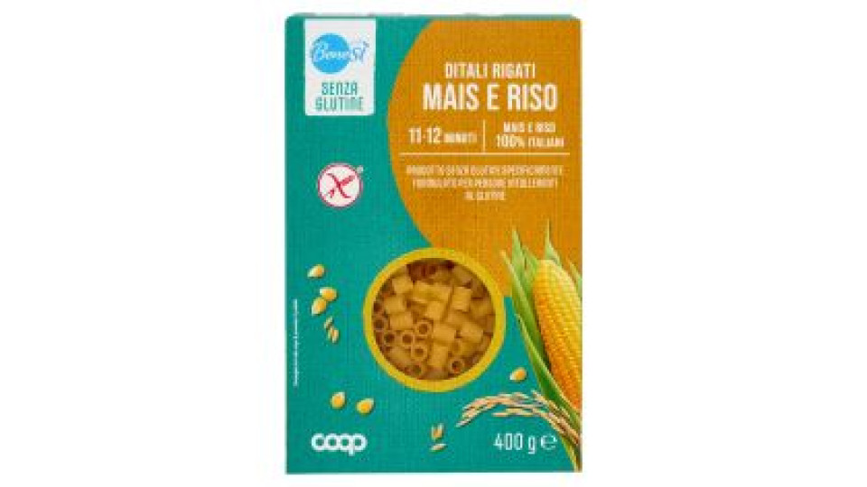 Ditali Rigati Mais E Riso Senza Glutine 400 G