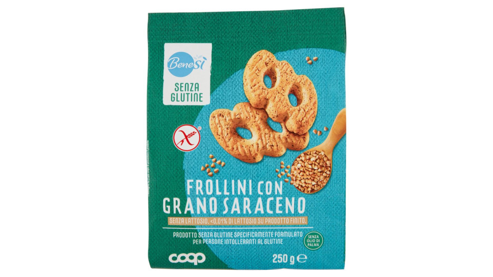 Frollini Con Grano Saraceno Senza Glutine 250 G