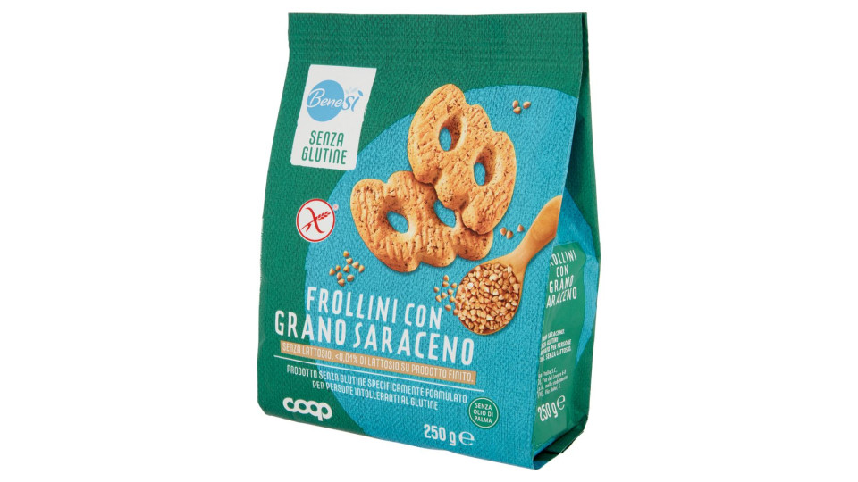 Frollini Con Grano Saraceno Senza Glutine 250 G