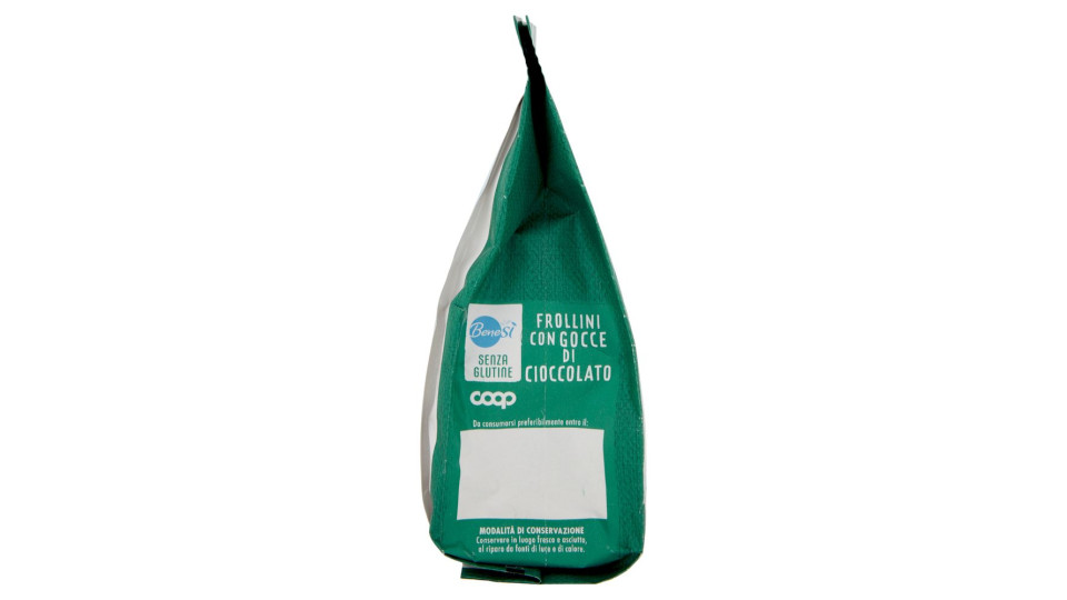 Frollini Con Gocce Di Cioccolato Senza Glutine 250 G