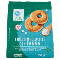 Frollini Classici Con Panna Senza Glutine 250 G
