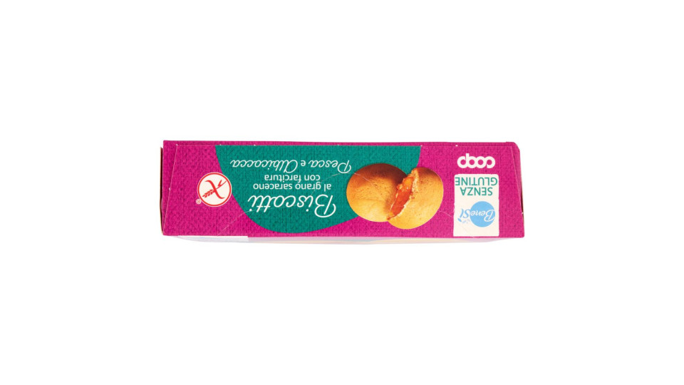Biscotti Al Grano Saraceno Con Farcitura Pesca E Albicocca 6 X 30 G