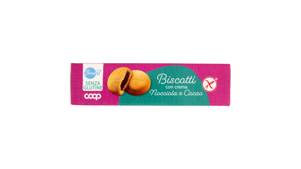 Biscotti Con Crema Nocciola E Cacao Senza Glutine 6 X 30 G