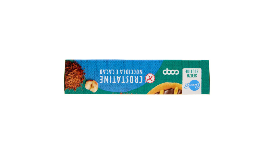 Crostatine Nocciola E Cacao Senza Glutine 4 X 33 G