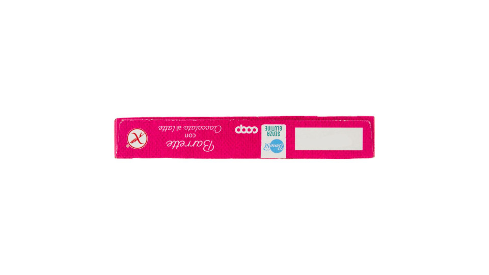 Barrette Con Cioccolato Al Latte Senza Glutine 4 X 20 G