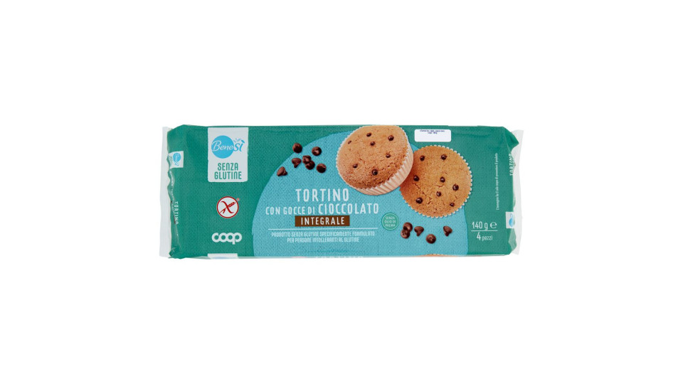 Tortino Con Gocce Di Cioccolato Integrale Senza Glutine 4 X 35 G