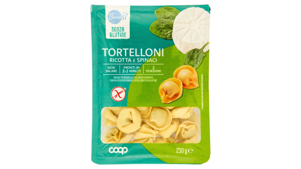 Tortelloni Ricotta E Spinaci Senza Glutine 250 G