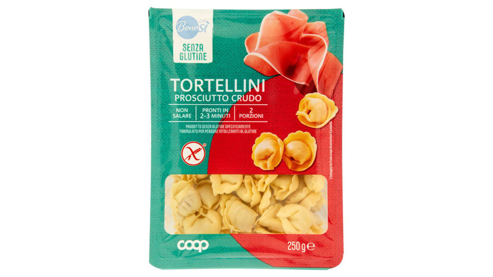 Tortellini Prosciutto Crudo Senza Glutine 250 G