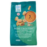 Mini Crostini Con Quinoa E Olio Extra Vergine Di Oliva 8% Senza Glutine 150 G