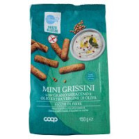 Mini Grissini Con Grano Saraceno E Olio Extra Vergine Di Oliva Senza Glutine 150 G
