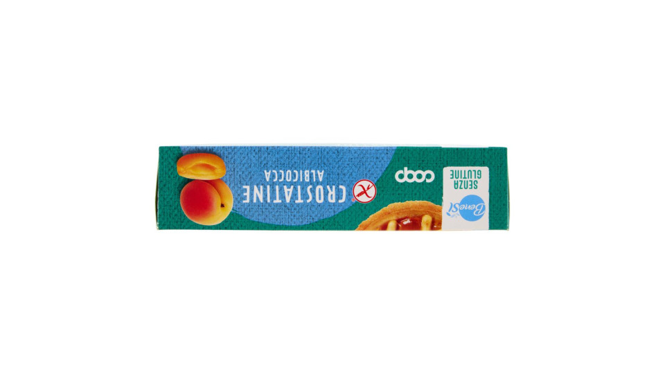 Crostatine Albicocca Senza Glutine 4 X 33 G