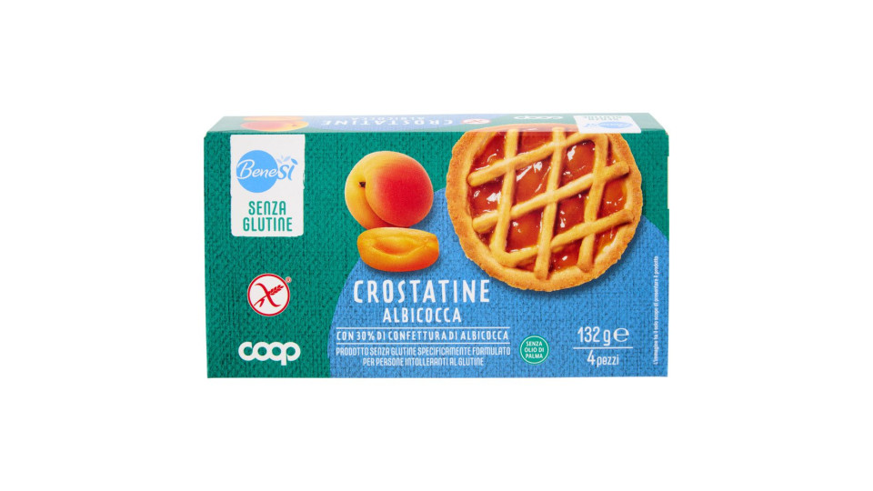 Crostatine Albicocca Senza Glutine 4 X 33 G
