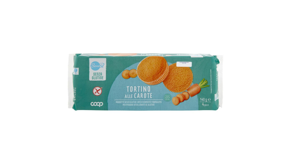 Tortino Alle Carote Senza Glutine 4 X 35 G