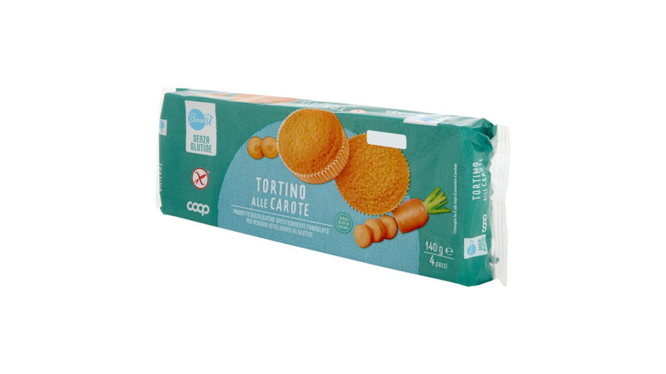 Tortino Alle Carote Senza Glutine 4 X 35 G