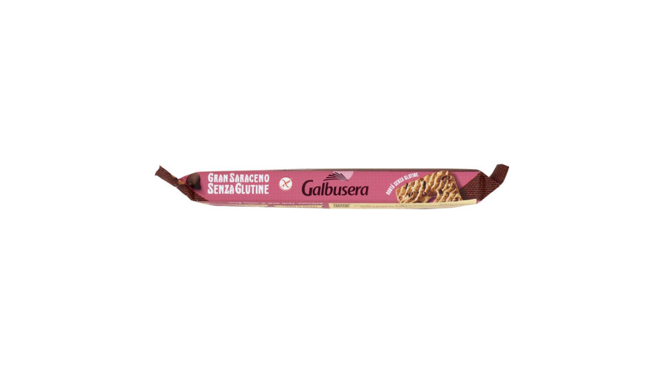 Galbusera Gran Saraceno Senza Glutine Con Golose Gocce Di Cioccolato 260 G (6 Monoporzioni)
