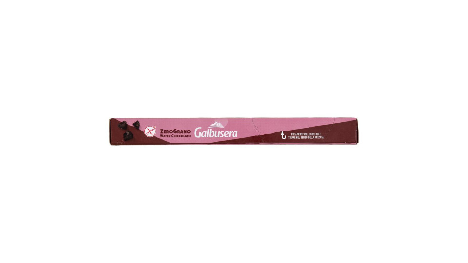 Galbusera Zerograno Wafer Cioccolato Senza Glutine 4 X 45 G