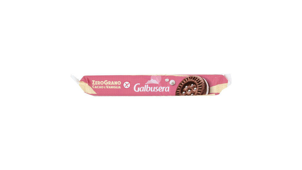 Galbusera Zerograno Cacao E Vaniglia Senza Glutine 4 X 40 G