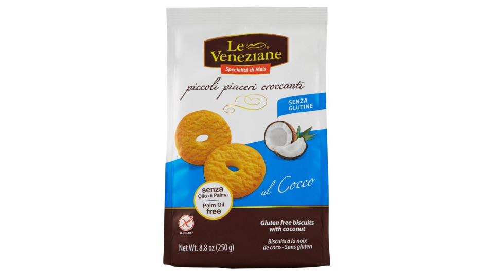 Le Veneziane Piccoli Piaceri Croccanti Al Cocco 250 G