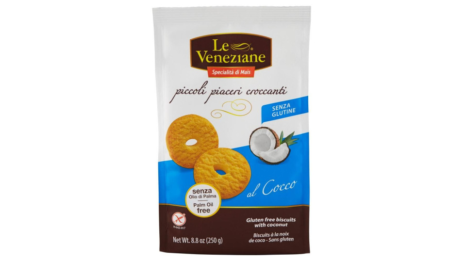 Le Veneziane Piccoli Piaceri Croccanti Al Cocco 250 G