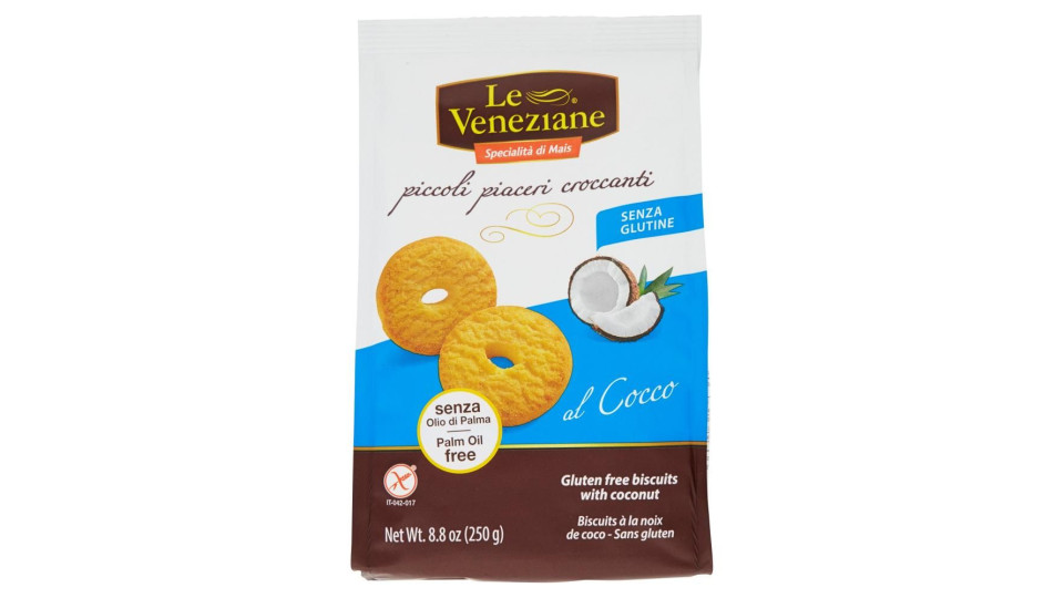Le Veneziane Piccoli Piaceri Croccanti Al Cocco 250 G
