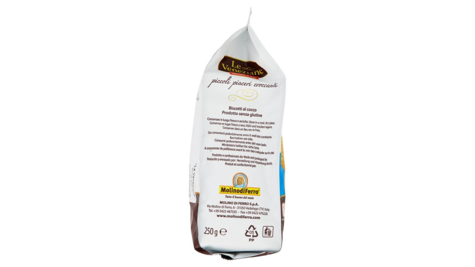 Le Veneziane Piccoli Piaceri Croccanti Al Cocco 250 G