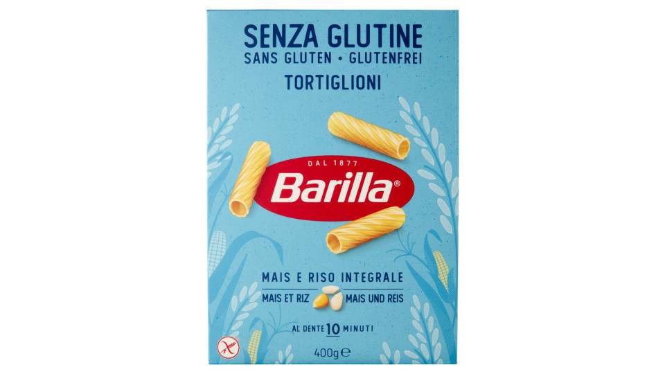 Barilla Pasta Tortiglioni Senza Glutine 400 G