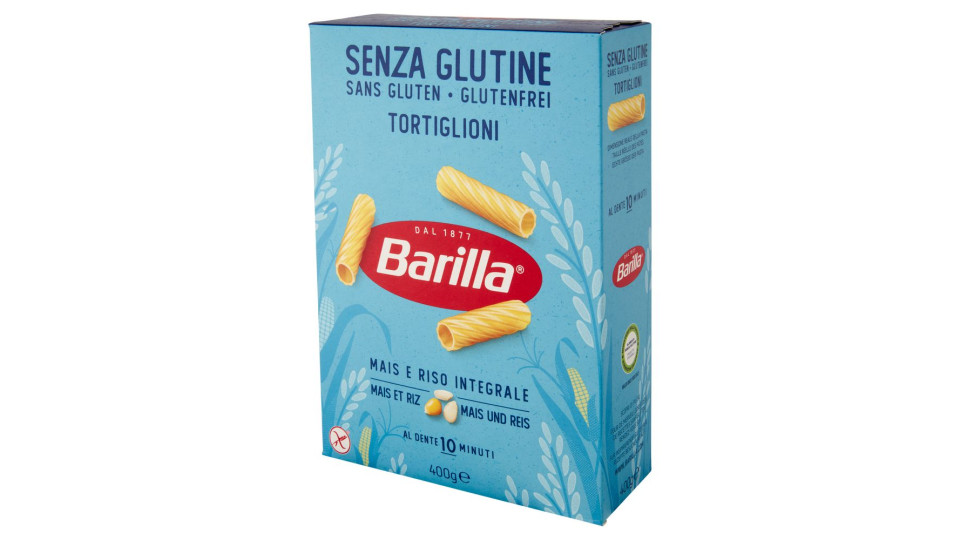 Barilla Pasta Tortiglioni Senza Glutine 400 G
