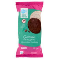 Gallette Di Riso Soffiato Con Cioccolato Fondente Senza Glutine 100 G