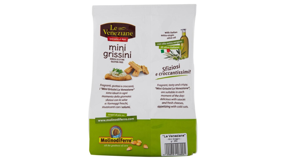 Le Veneziane Mini Grissini 250 G