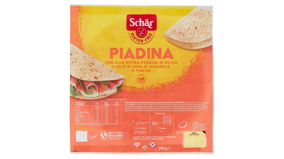 Schär Piadina 3 X 80 G