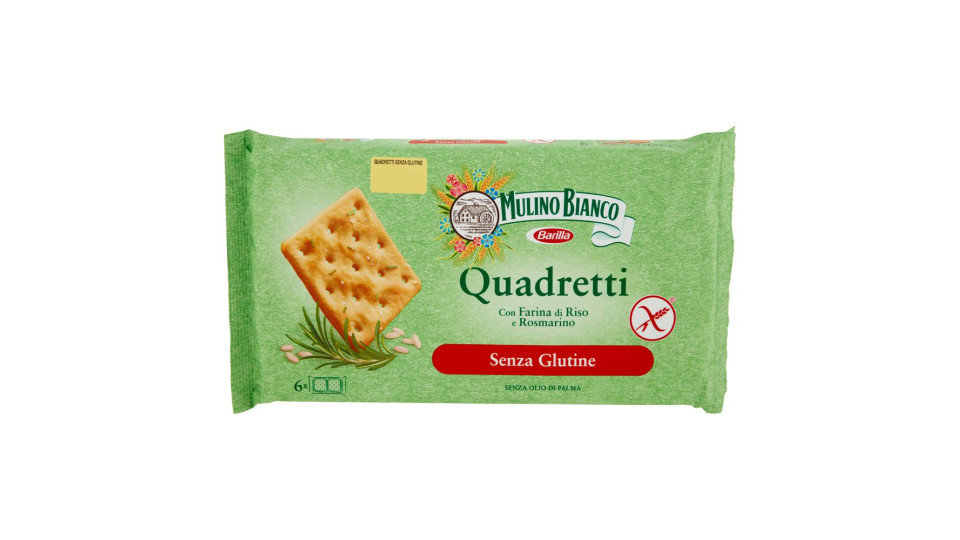 Mulino Bianco Armonia Cracker Senza Glutine Quadretti Al Riso E Rosmarino 200g