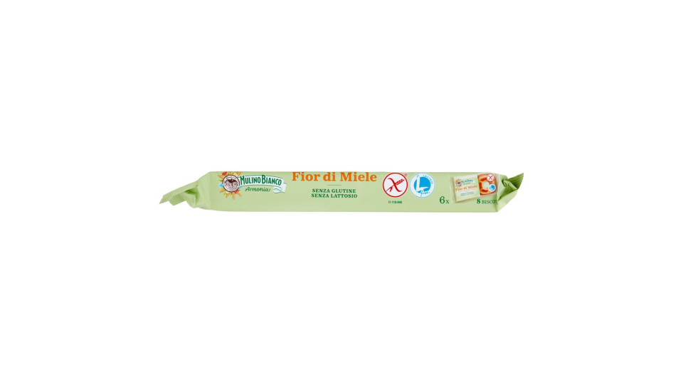 Mulino Bianco Armonia Fior Di Miele Biscotti Al Miele Millefiori Senza Glutine E Lattosio 250 G