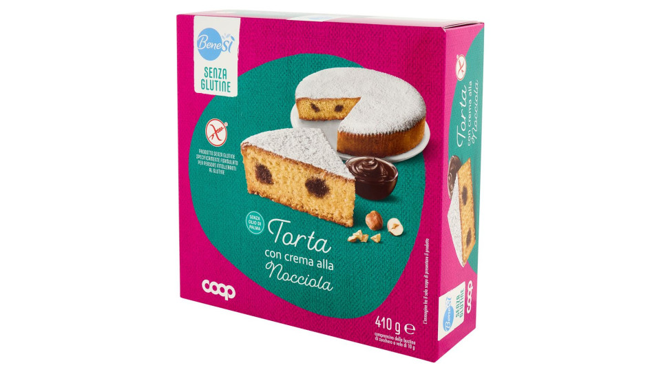 Torta Con Crema Alla Nocciola Senza Glutine 410 G