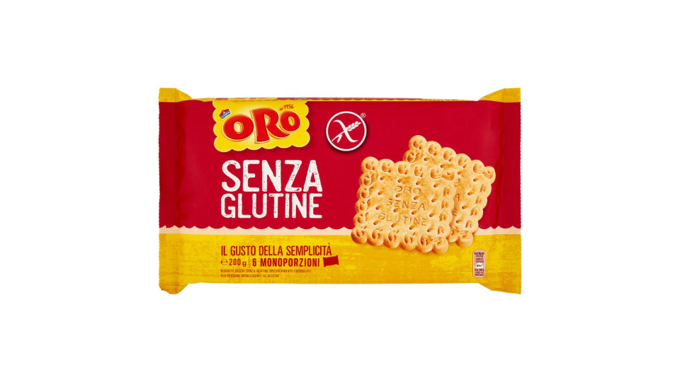 Oro Saiwa Biscotti Secchi Senza Glutine - 6 X 33,33 G