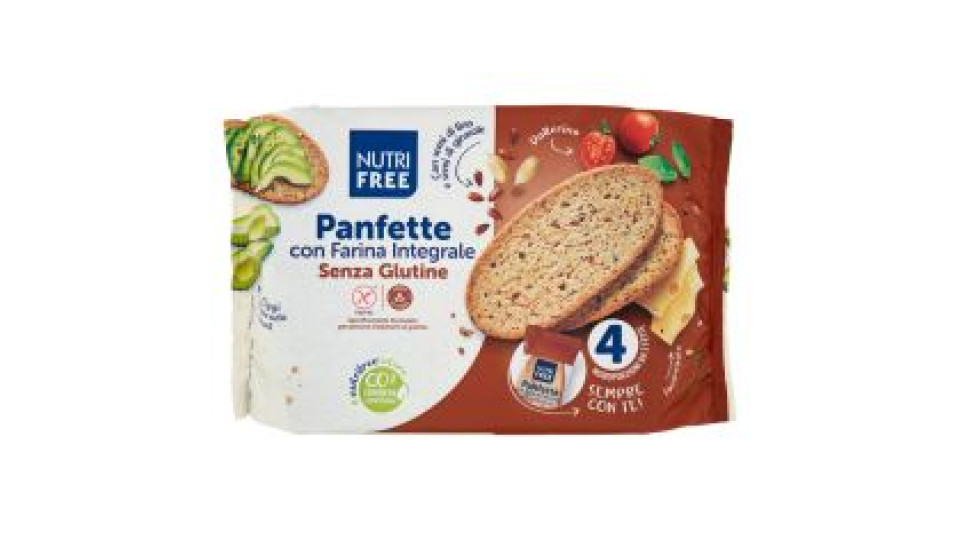 Nutrifree Panfette Con Farina Integrale Senza Glutine 340 G