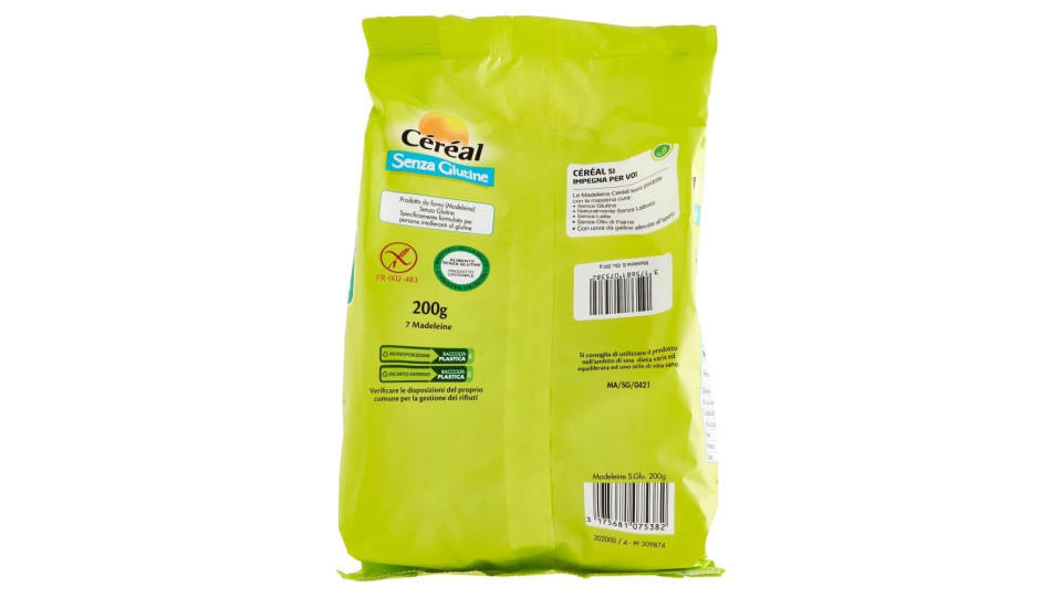 Céréal Senza Glutine Madeleine - 200 G