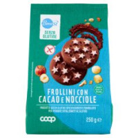 Frollini Con Cacao E Nocciole Senza Glutine 250 G