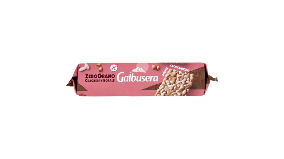 Galbusera Zerograno Cracker Integrale Senza Glutine 10 X 36 G