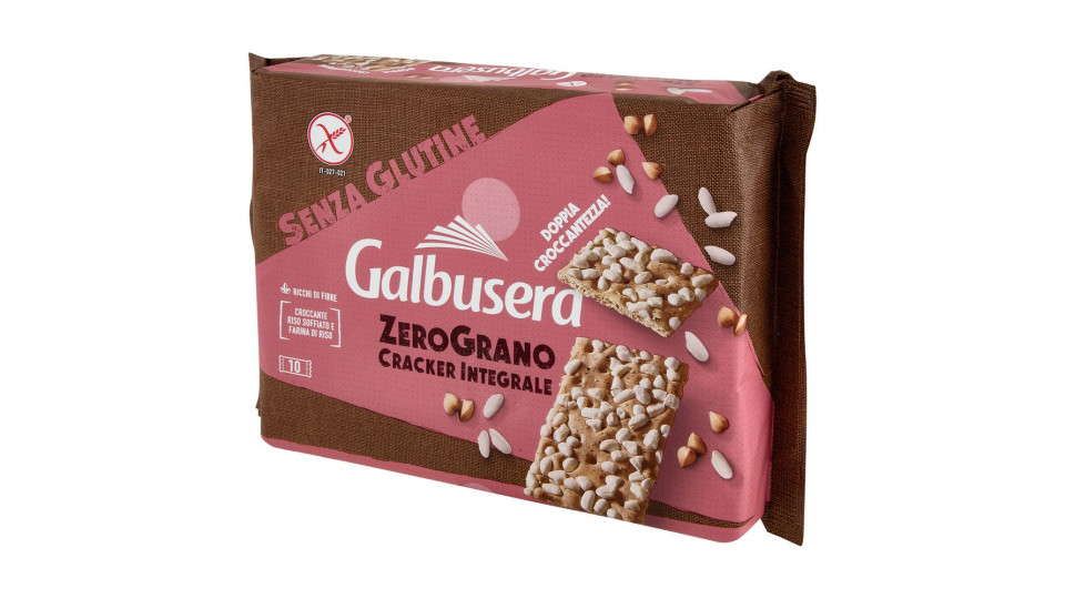 Galbusera Zerograno Cracker Integrale Senza Glutine 10 X 36 G