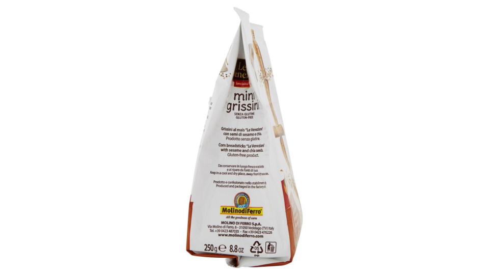 Le Veneziane Mini Grissini Con Sesamo E Chia 250 G